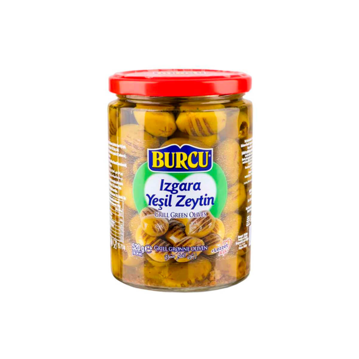 Burcu Grill Green Olives 520g