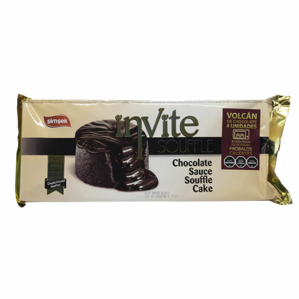 Sismek Invite Chocolate Sauce Souffle Cake Pack Of 4