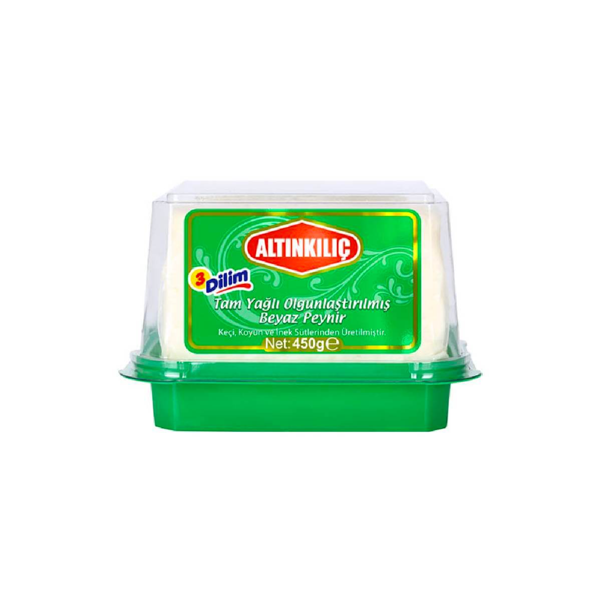 Turkish Altinkilic Full Fat Matured Goat Cheese (Tam Yagli Olgunlastirilmis Keci Peyniri) 450g