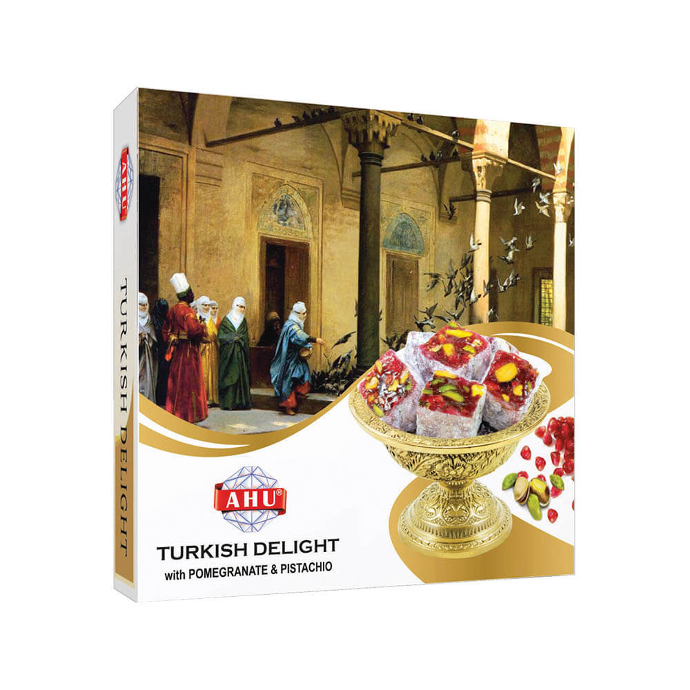 Turkish Delight with Pomegranate & Pistachio 400g