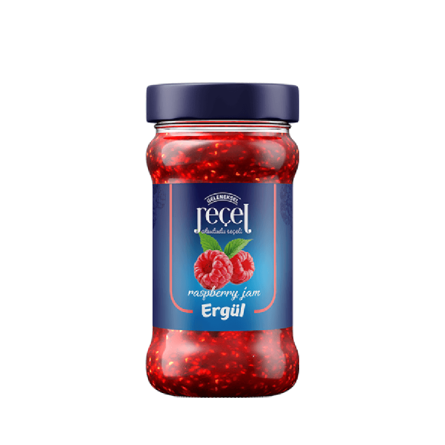 Turkish Ergul Raspberry Jam  (Ahududu Receli) 380g