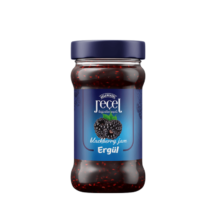 Turkish Ergul Blackberry Jam (Bogurtlen Receli) 380g