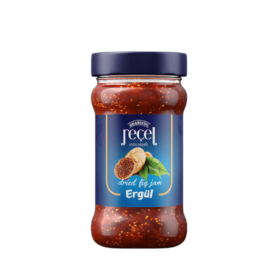 Turkish Ergul Dried Fig Jam (Incir Receli) 380g