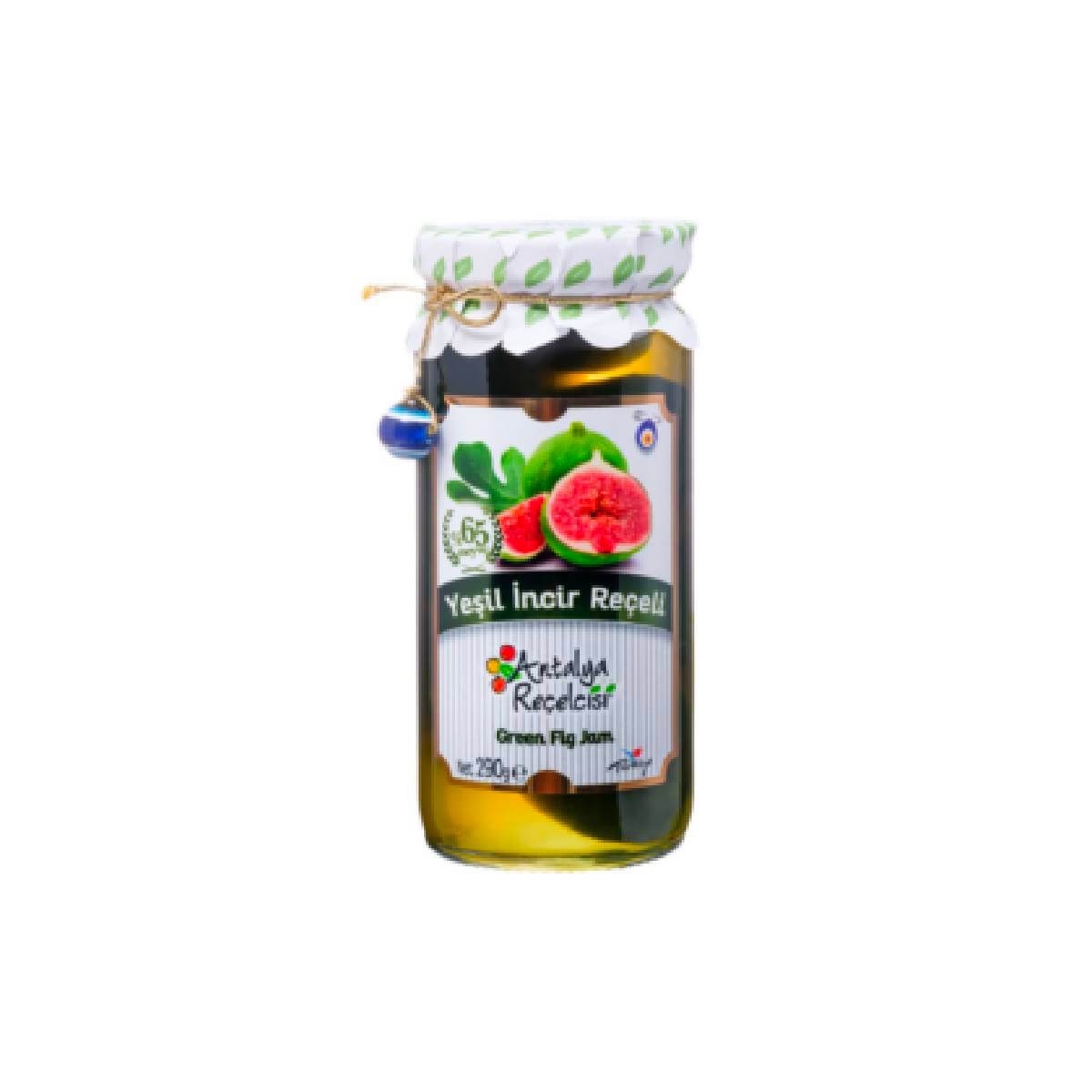 Turkish Antalya Recelcisi Green Fig Jam (Yesil Incir Receli) 290g