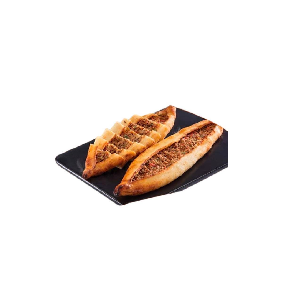 Turkish Tokana Pide with Meat Cubes (Kusbasili Pide) 375g