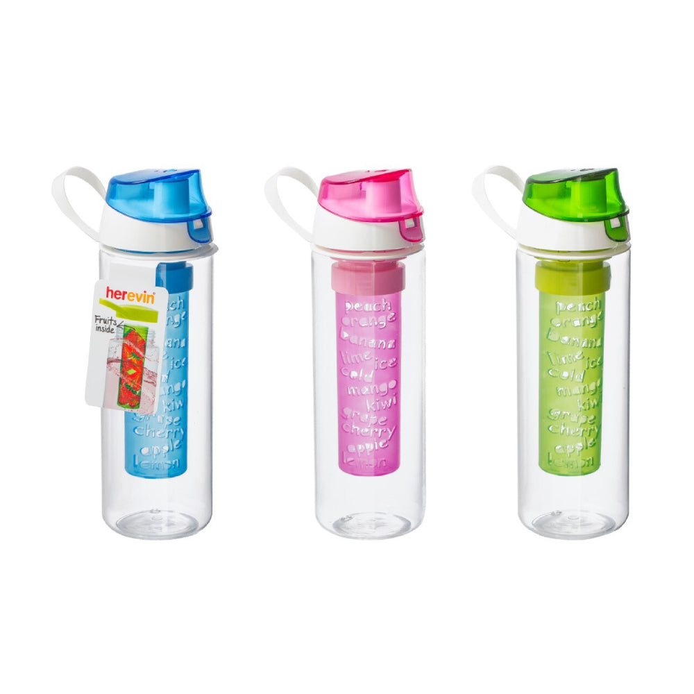 Herevin Fruit Infuser Assorted Bottle 650ml