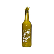 Herevin Coloured Oil Bottle Green Olive Oil 750cc