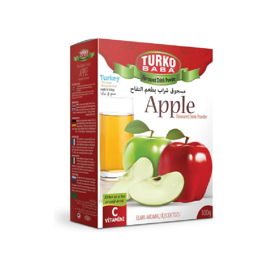 Turkish Turko Apple Tea (Elma Aromali Icecek Tozu) 200gm