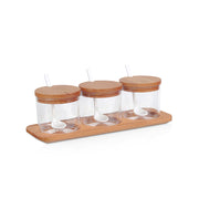 Obje Spice Jar With Spoons Set 3s