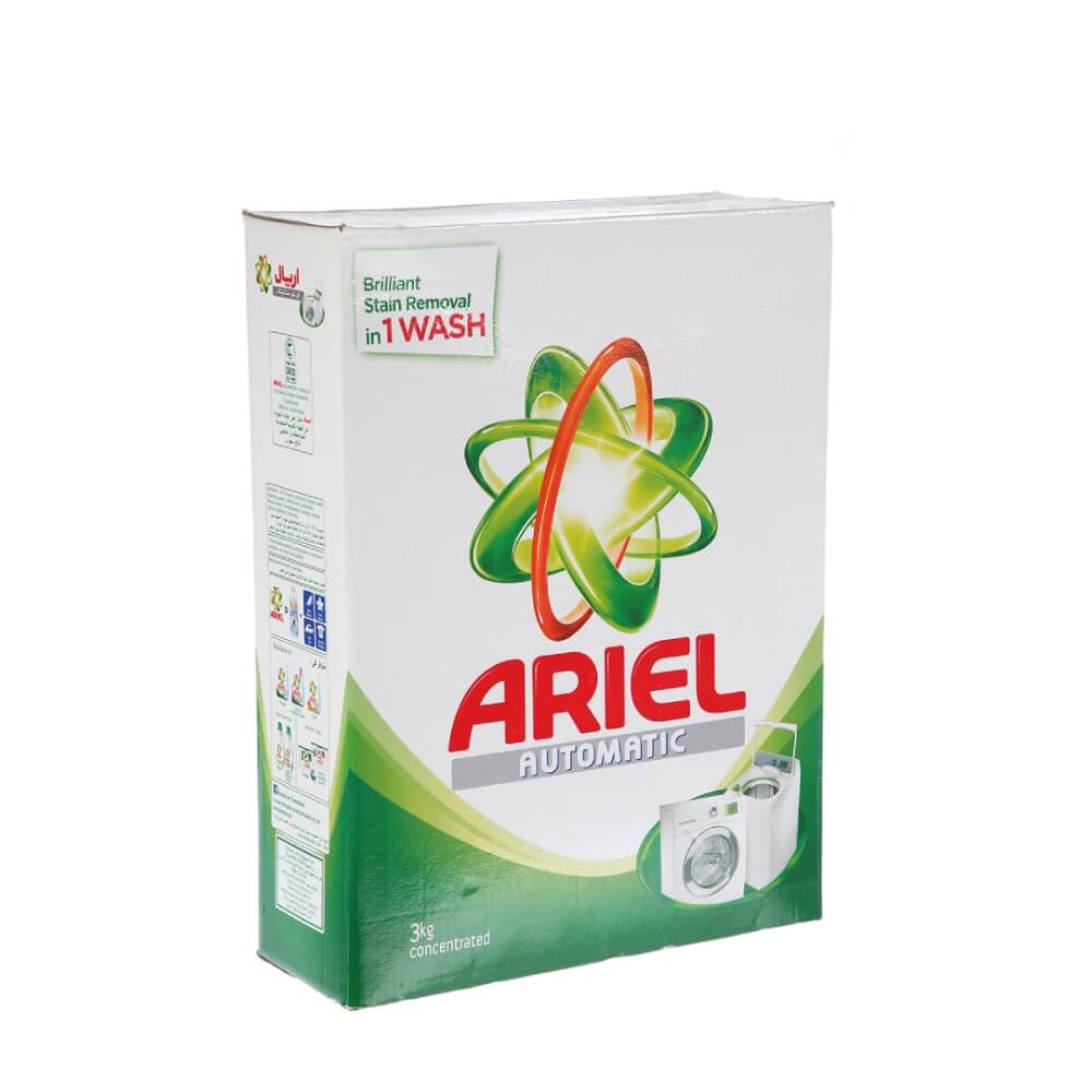 Ariel Detergent Concentra Green Color Automatic 3KG