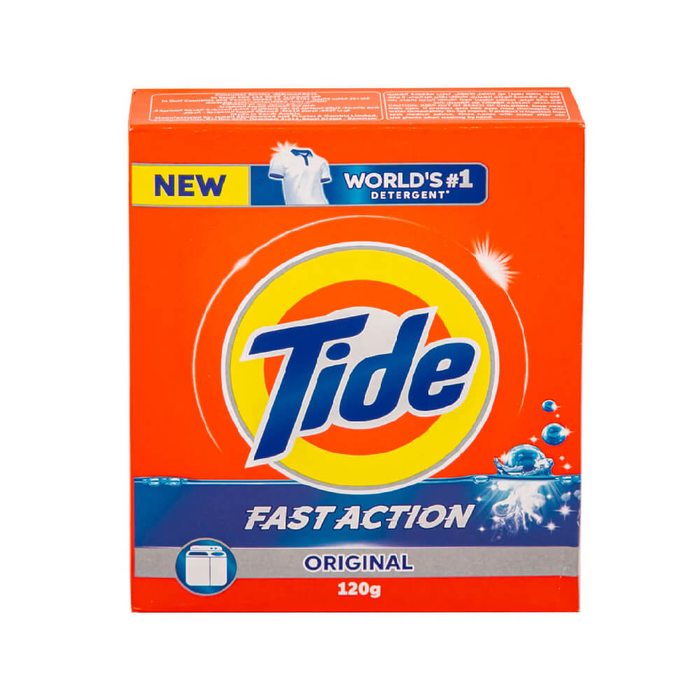 Tide Fast Action Original Detergent Powder 120g