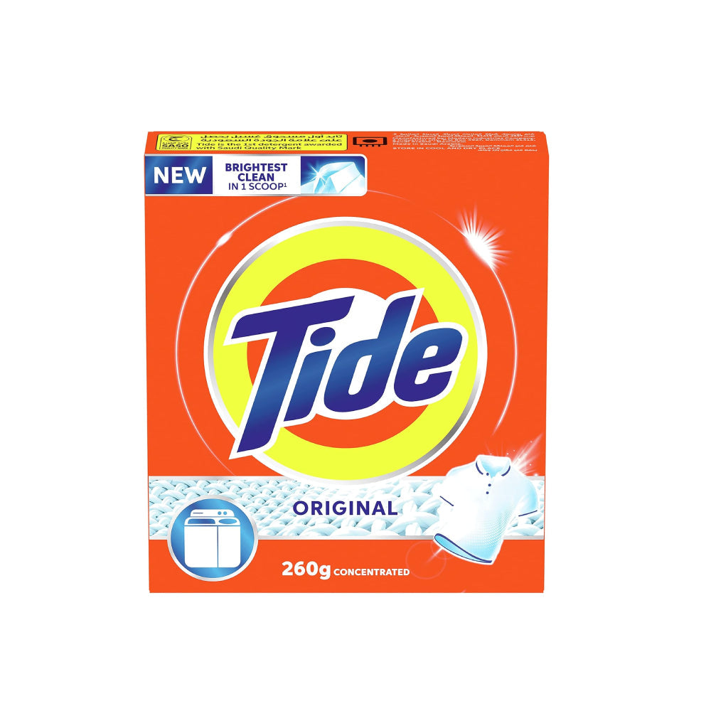 Tide Original Automatic Antibacterial Detergent Powder 260gm