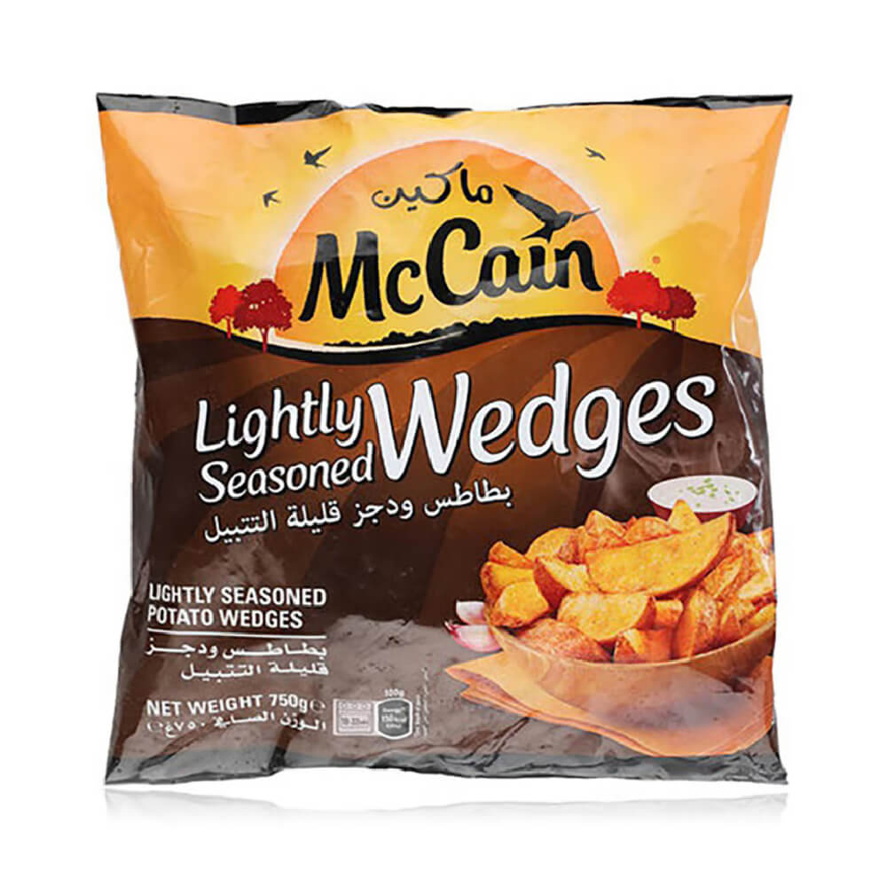 McCain Lightly Seasoned Potato Wedges 750gm
