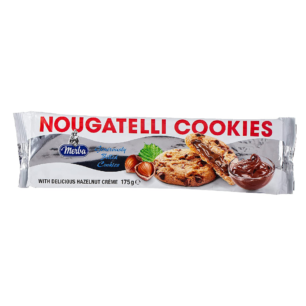 Merba Nougatelli Cookies 175gm