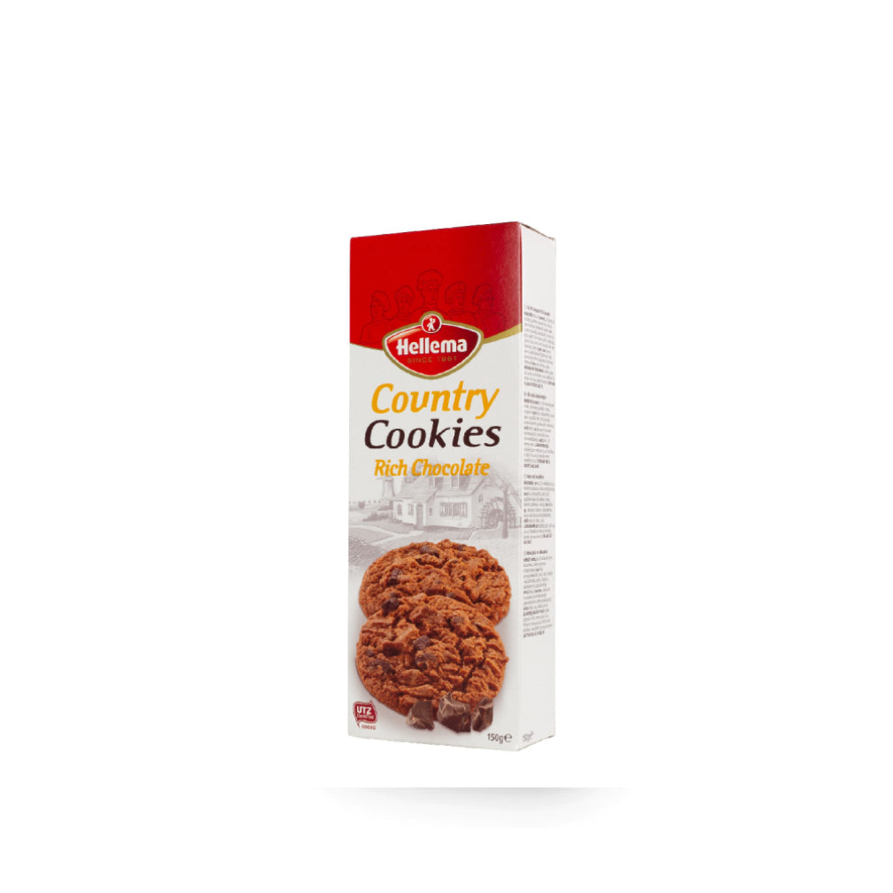 Hellema Country Cookies Rich Chocolate 150G