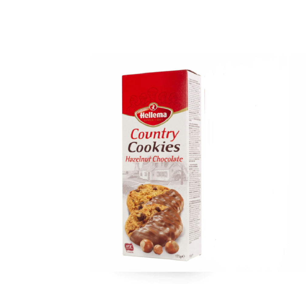 Hellema Country Cookies Hazelnut 175G