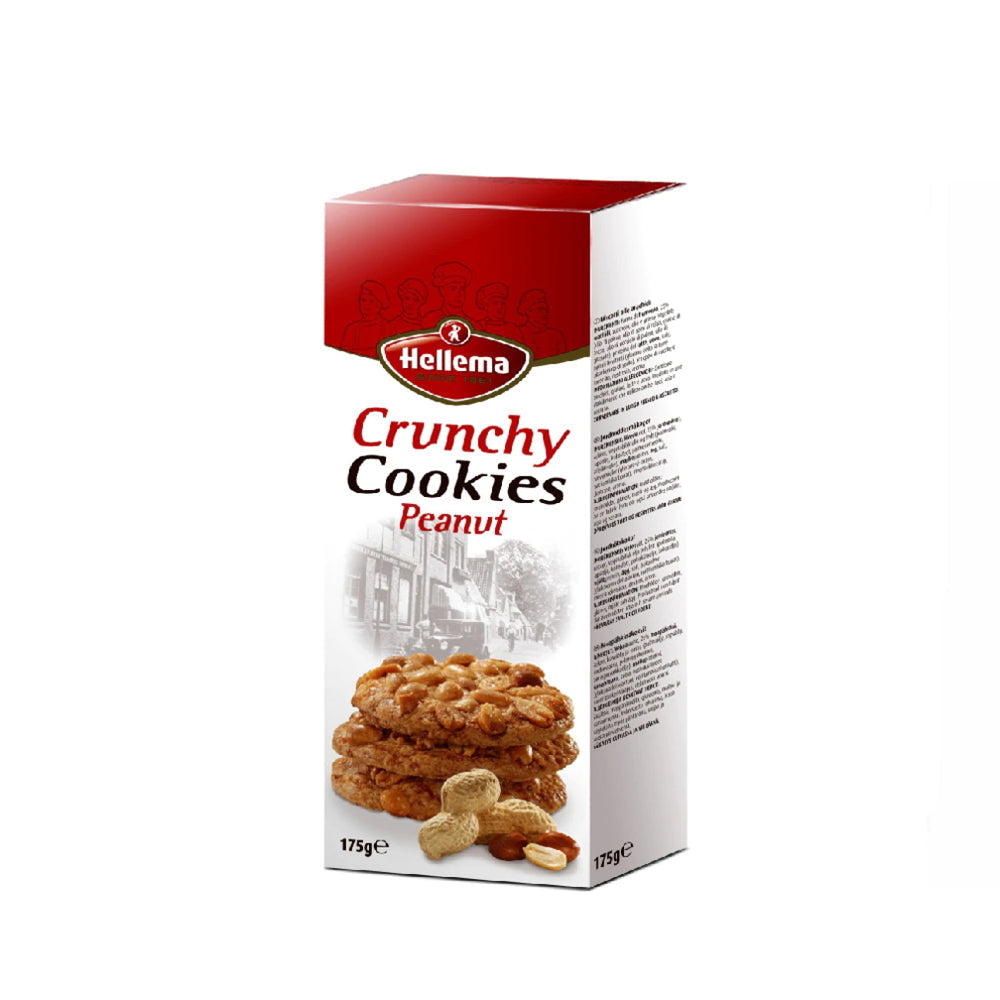 Hellema Crunchy P-Nut Cookies 175G