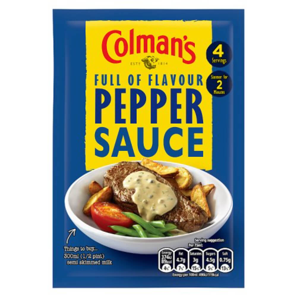 Colmans Saucemix Pepper 40G