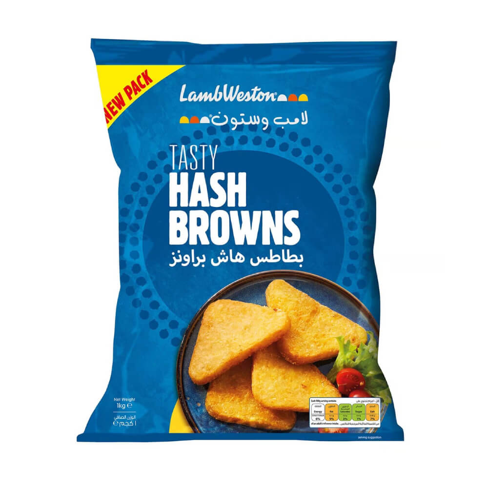 Lamb Weston Tasty Hash Brown Potatoes 1kg