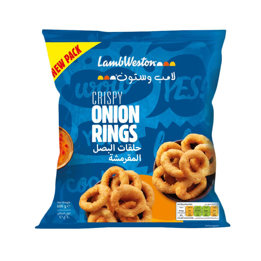 Lamb Weston Crispy Onion Rings 600gm