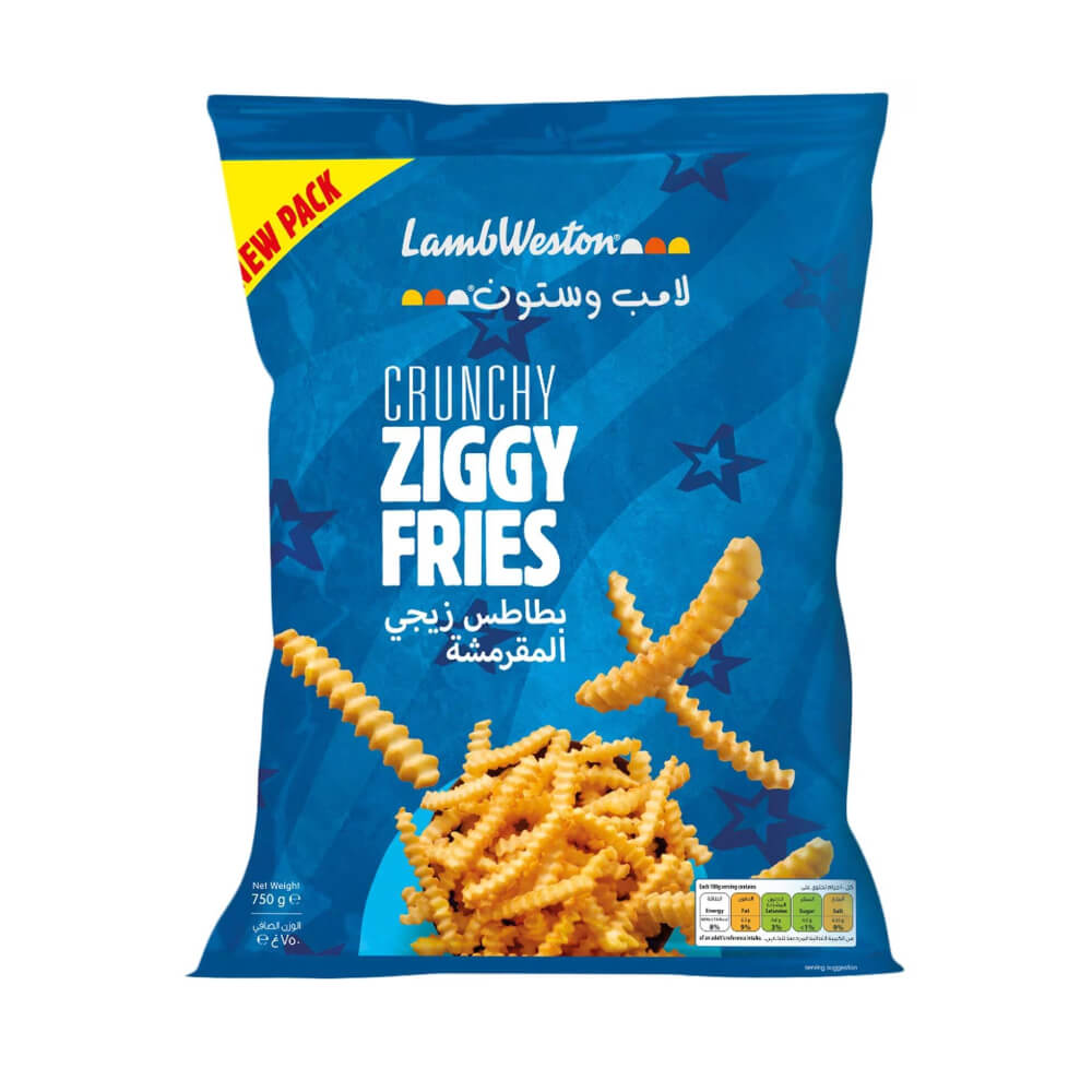 Lamb Weston Crunchy Ziggy Fries 750gm