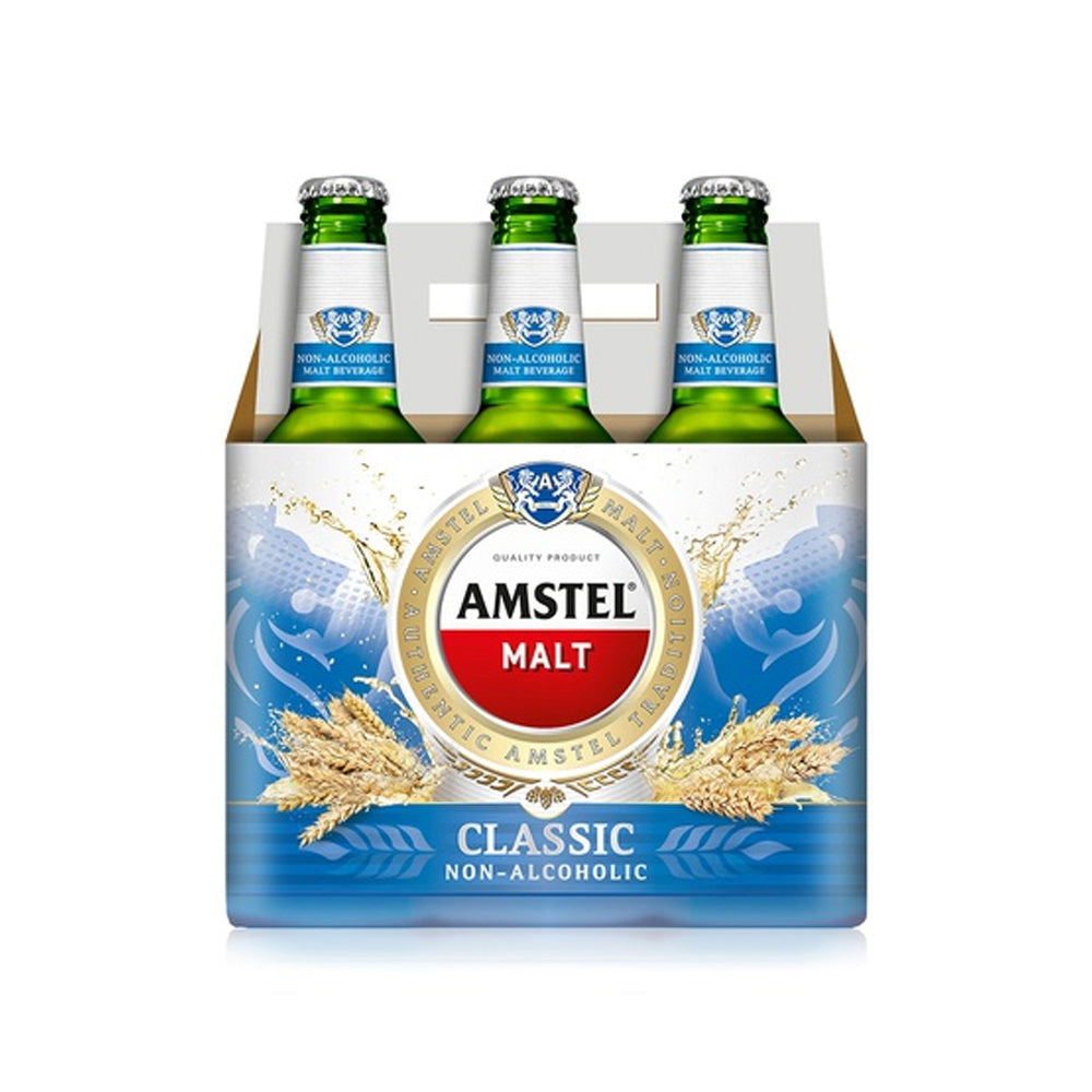 Amstel Non Alcoholic Malt Beverage Classic 330mlx6