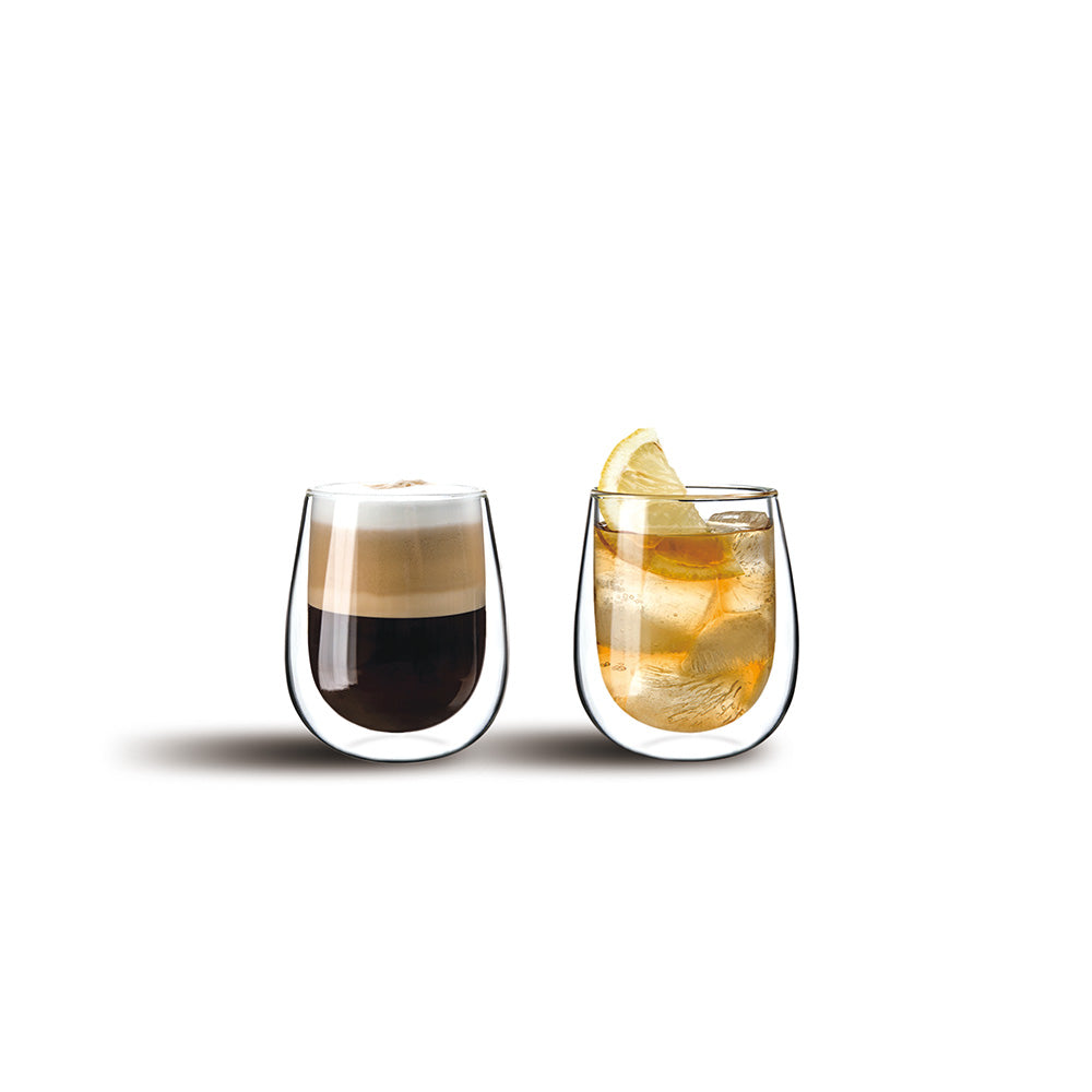 Cuisine Art Double Wall Glass Cup 2Pcs Set 250Ml
