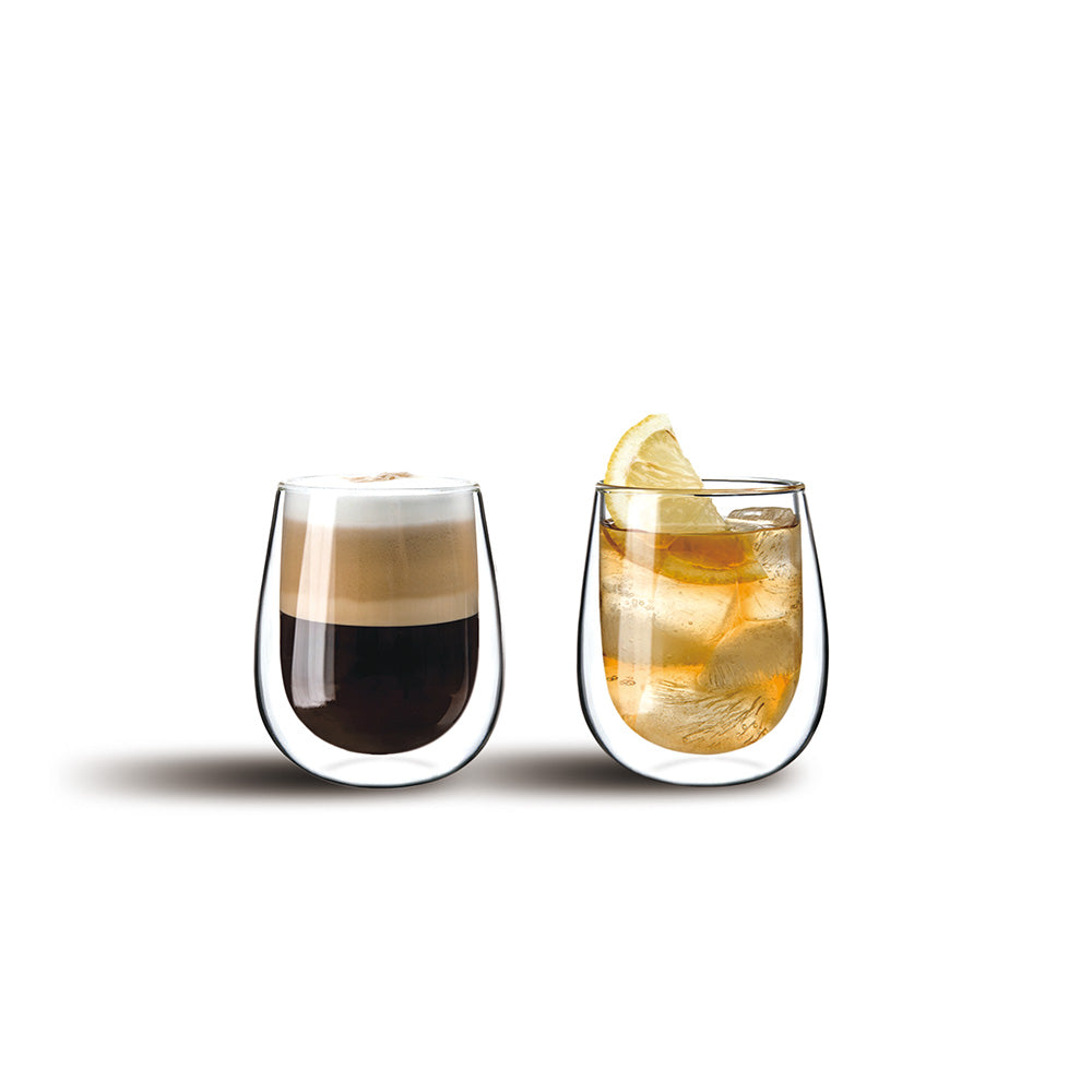 Cuisine Art Double Wall Glass Cup 2Pcs Set 350Ml
