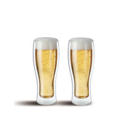 Cuisine Art Double Wall Glass Cup 2Pcs Set 480Ml