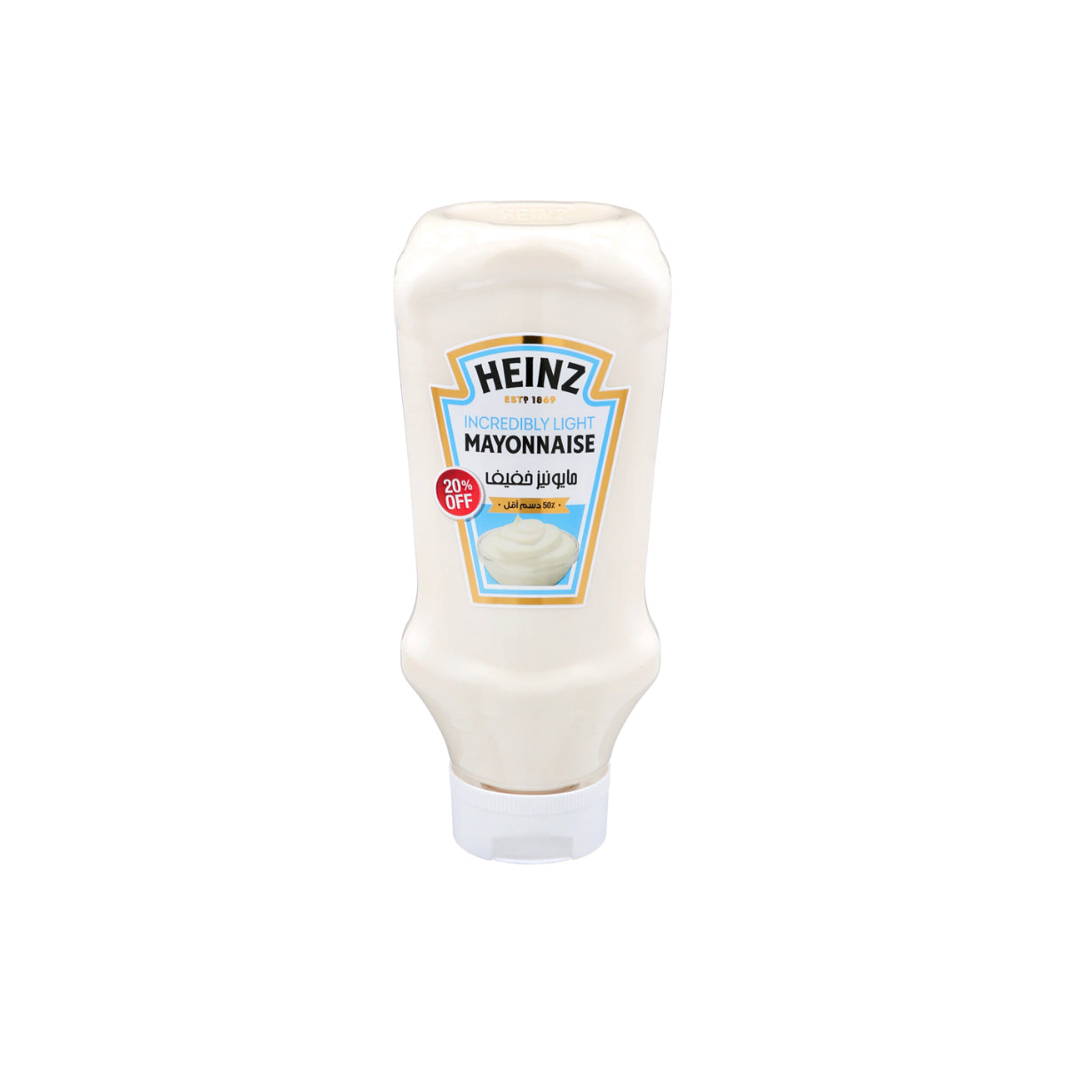 Heinz Incredibly Light Mayonnaise 600ml