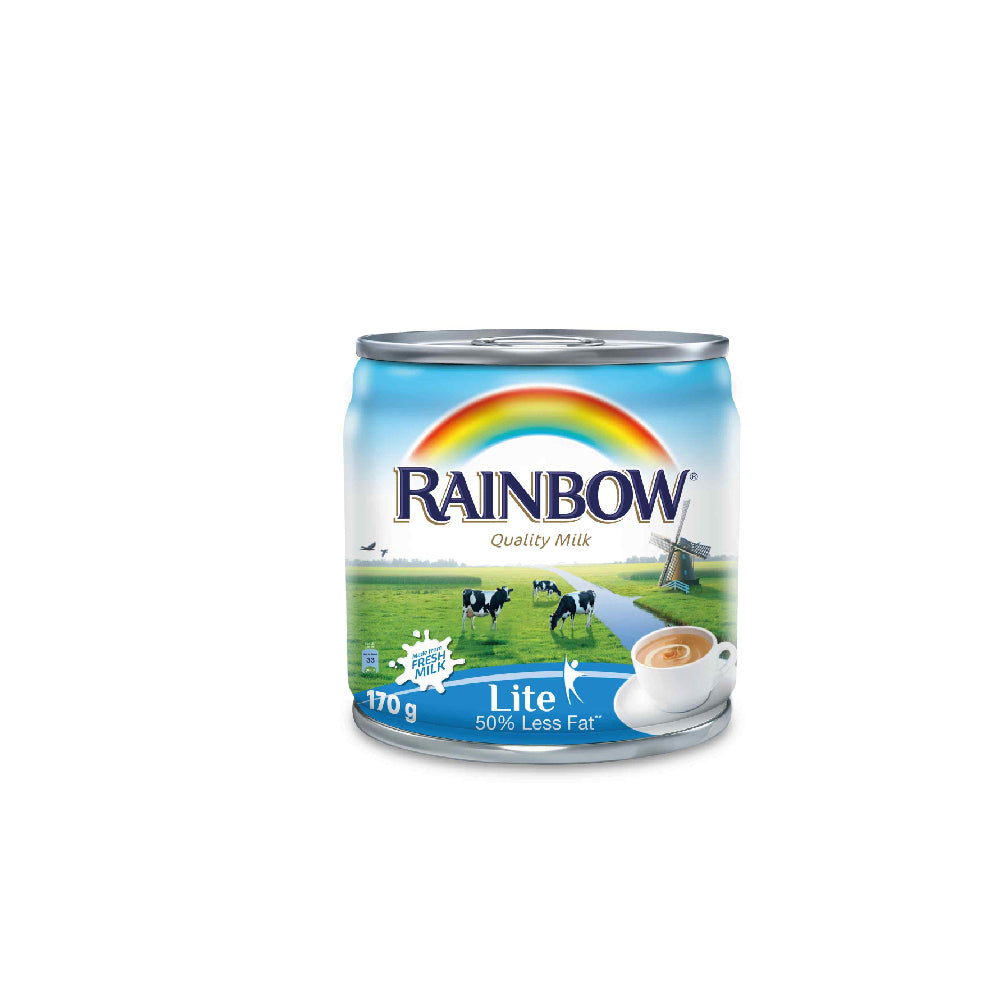 Rainbow Evaporated Milk Lite Vitamin D 170g