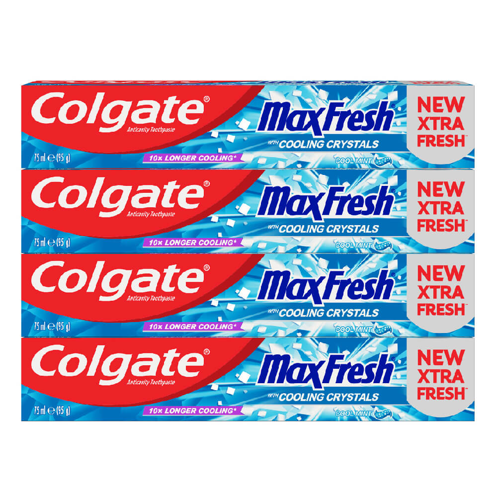 Colgate Tpaste Max Fresh Cool Mint 75mlx4