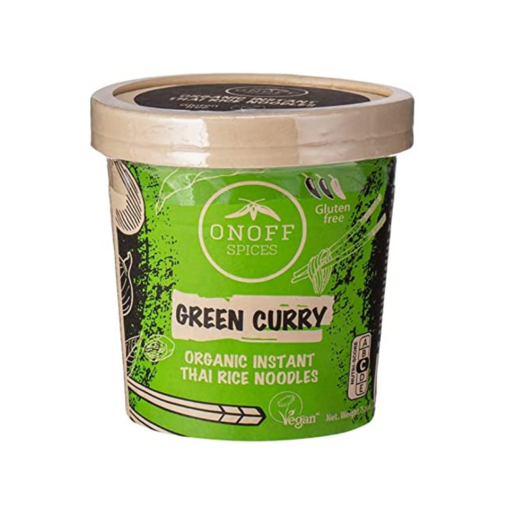 Onoff Organic Thai Instant Noodles Green Curry 75G