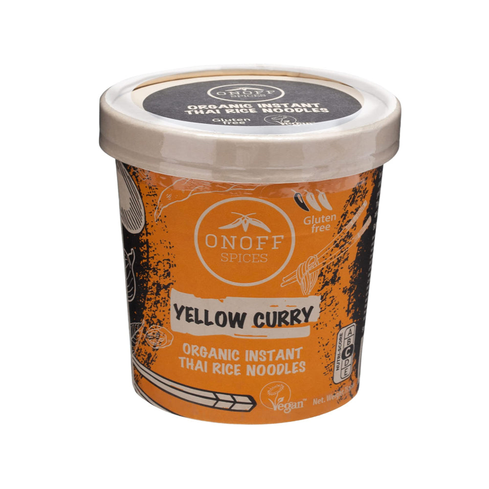 Onoff Organic Thai Instant Noodles YellowCurry 75G