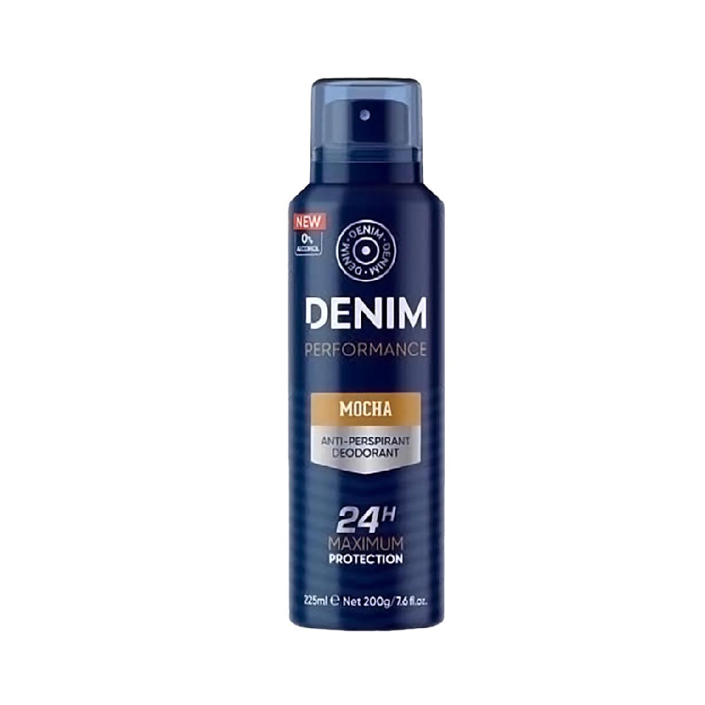 Denim Anti-Perspirant Deodorant Body Spray Mocha 225ml