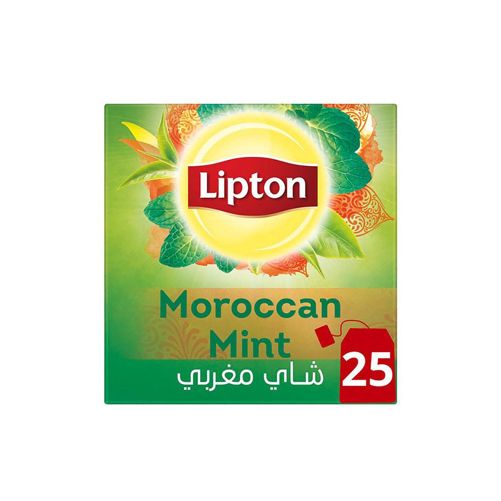 Lipton Green Tea Bag Morrocan Mint 1.8Gx25s