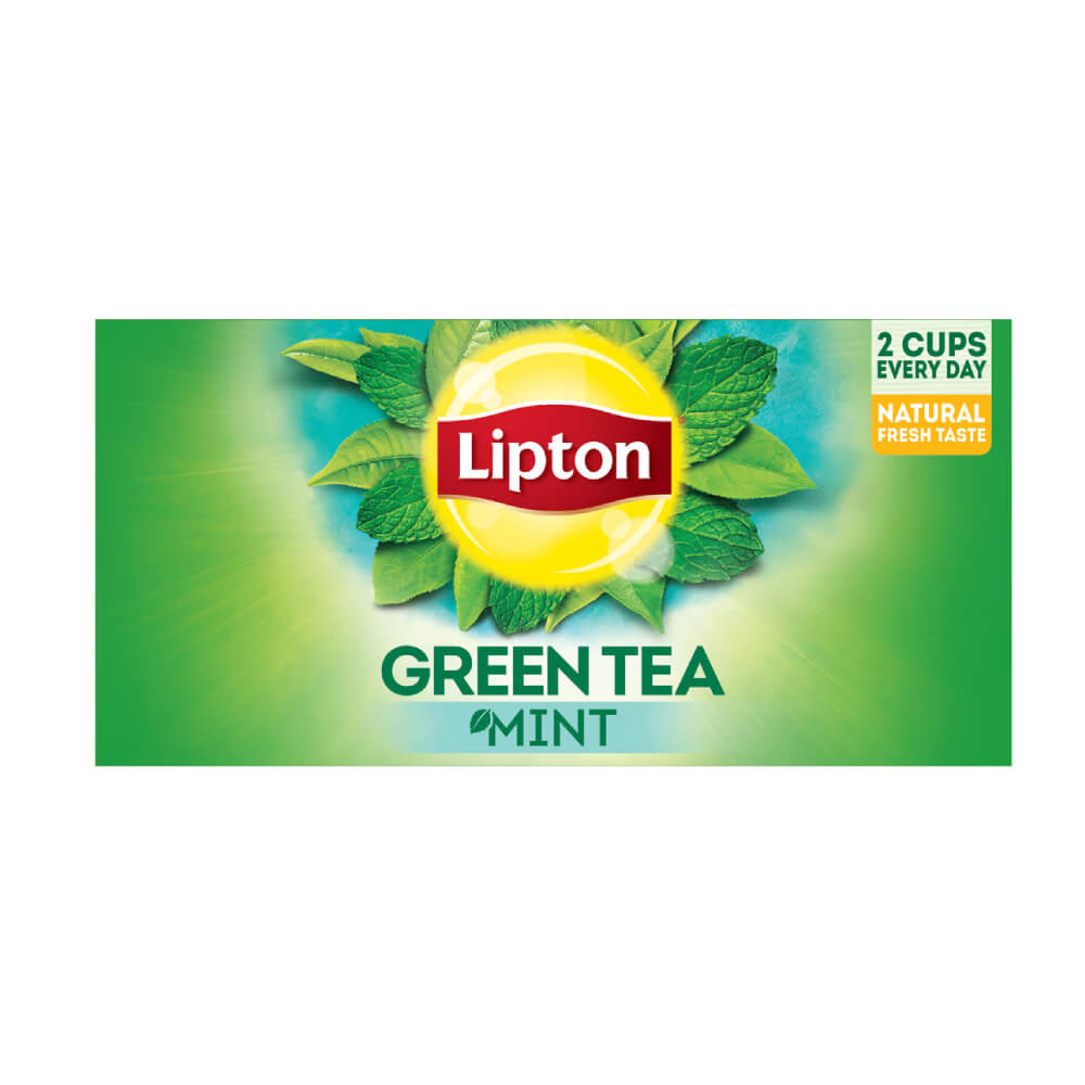 Lipton Mint Green Tea Bags 25s