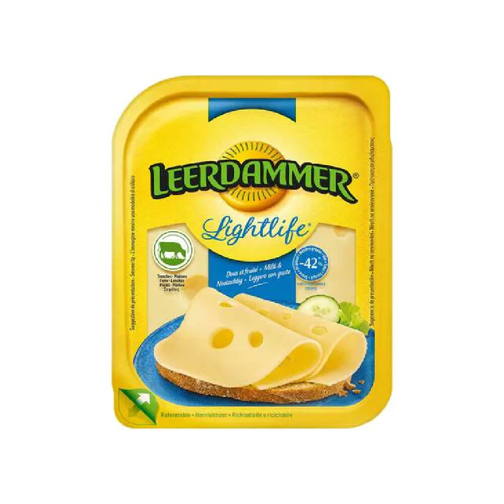 Leerdammer Cheese Natural Light 160gm