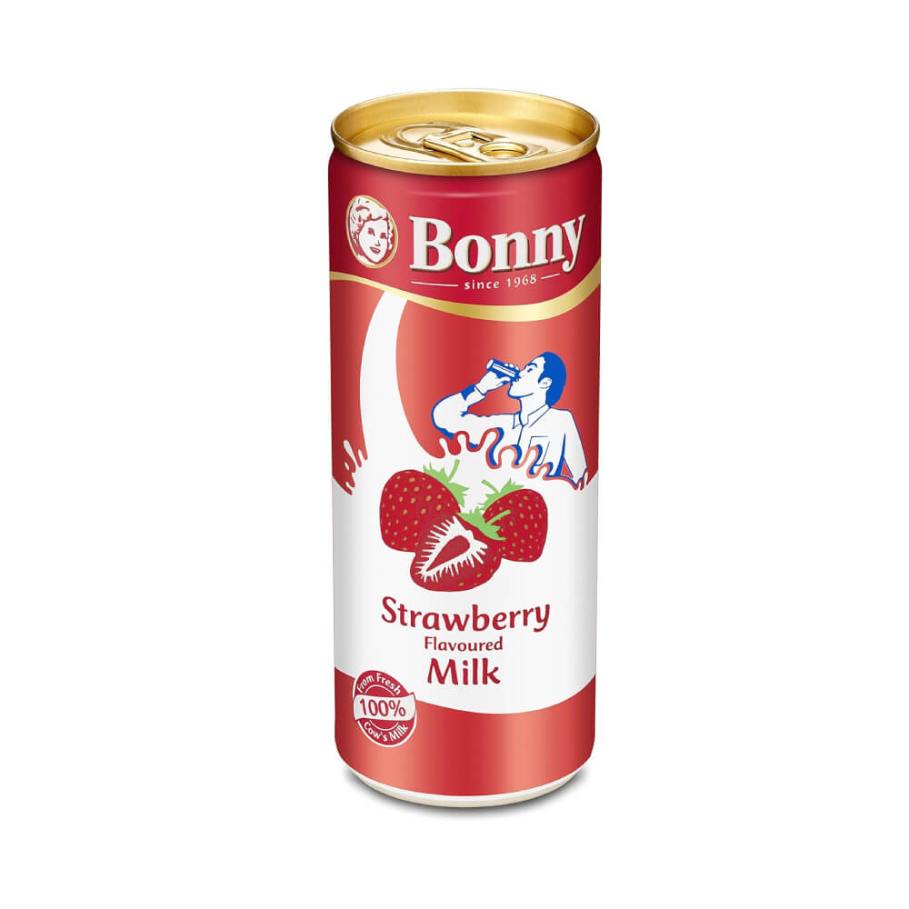 Bonny Strawberry Flavour Milk Drink 250ml