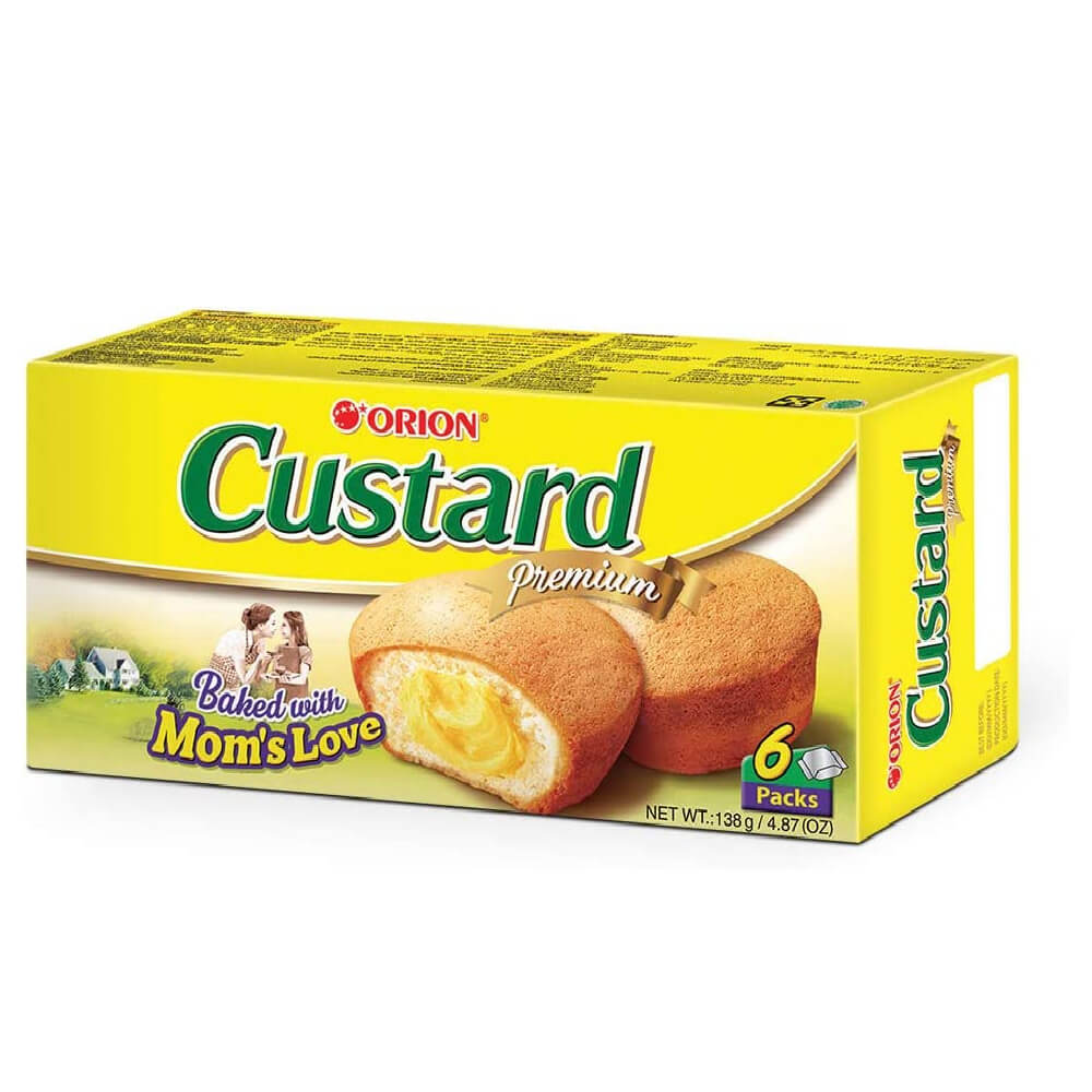 Orion Custard 138gm 6s