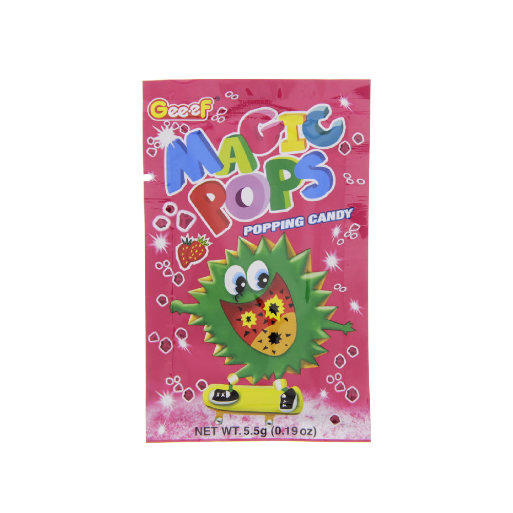 Geeef Magic Pops Popping Candy Strawberry 5.5gm