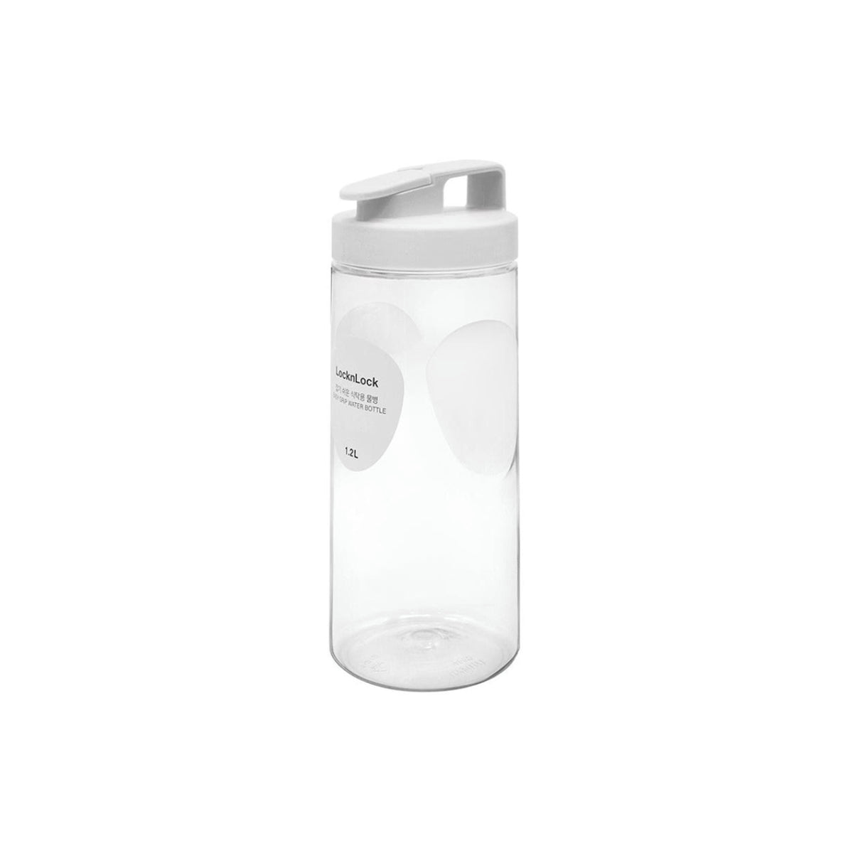 LocknLock Easy Grip Water Bottle White 1.2L