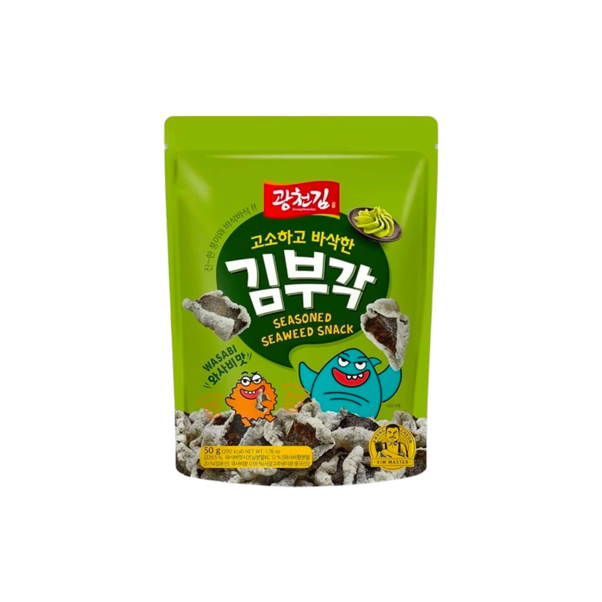 Kwang Cheon Kim Wasabi Seaweed Snack 50g