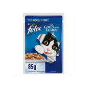 Felix As Good As It Looks Adult Sardine in Jelly Wet Cat Food 85gm