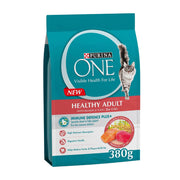 Purina One Healthy Adult With Salmon & Tuna 1+ Year Dry Cat Food 380gm