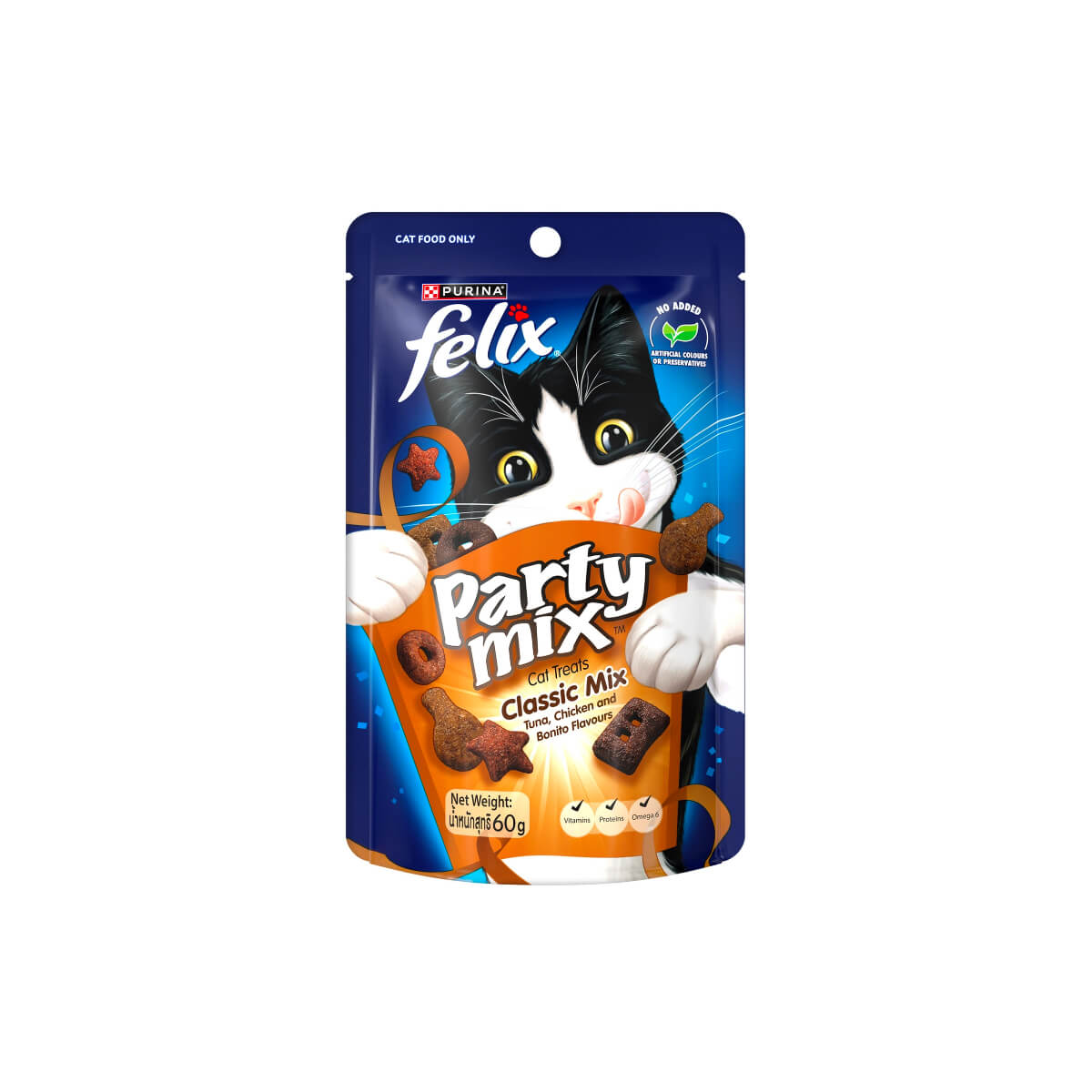 Purina Felix Party Classic Mix Treats Cat Dry Food 60g