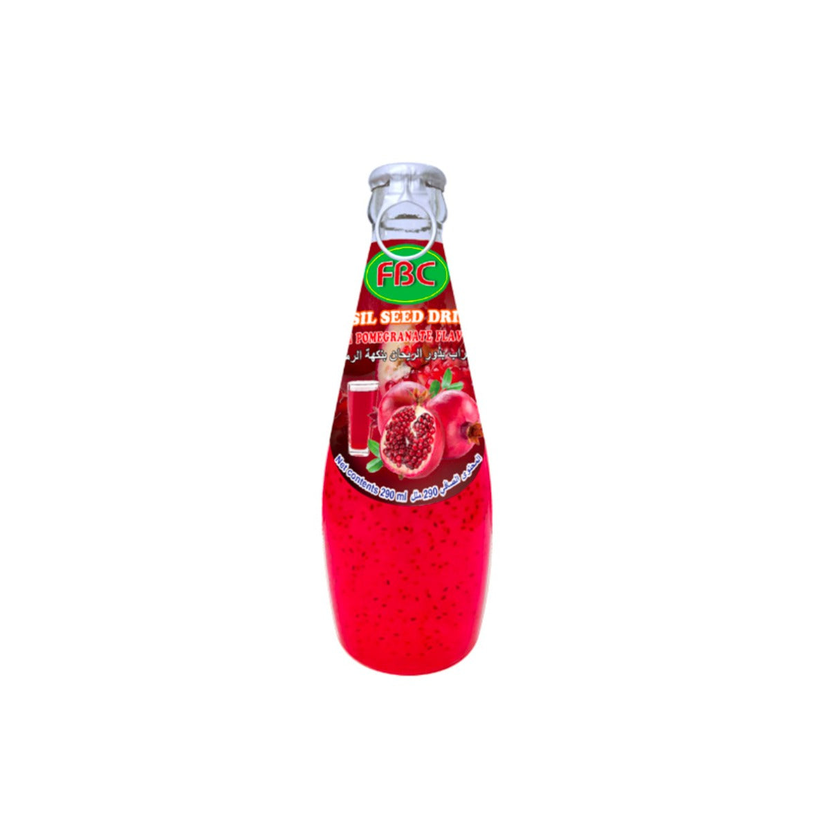 FBC Basil Seed Drink With Pomegranate Flavored 290ml