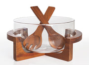 Billi Salad Bowl Set with Glass 24cm