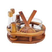 Billi Salad Bowl With Cruet Set