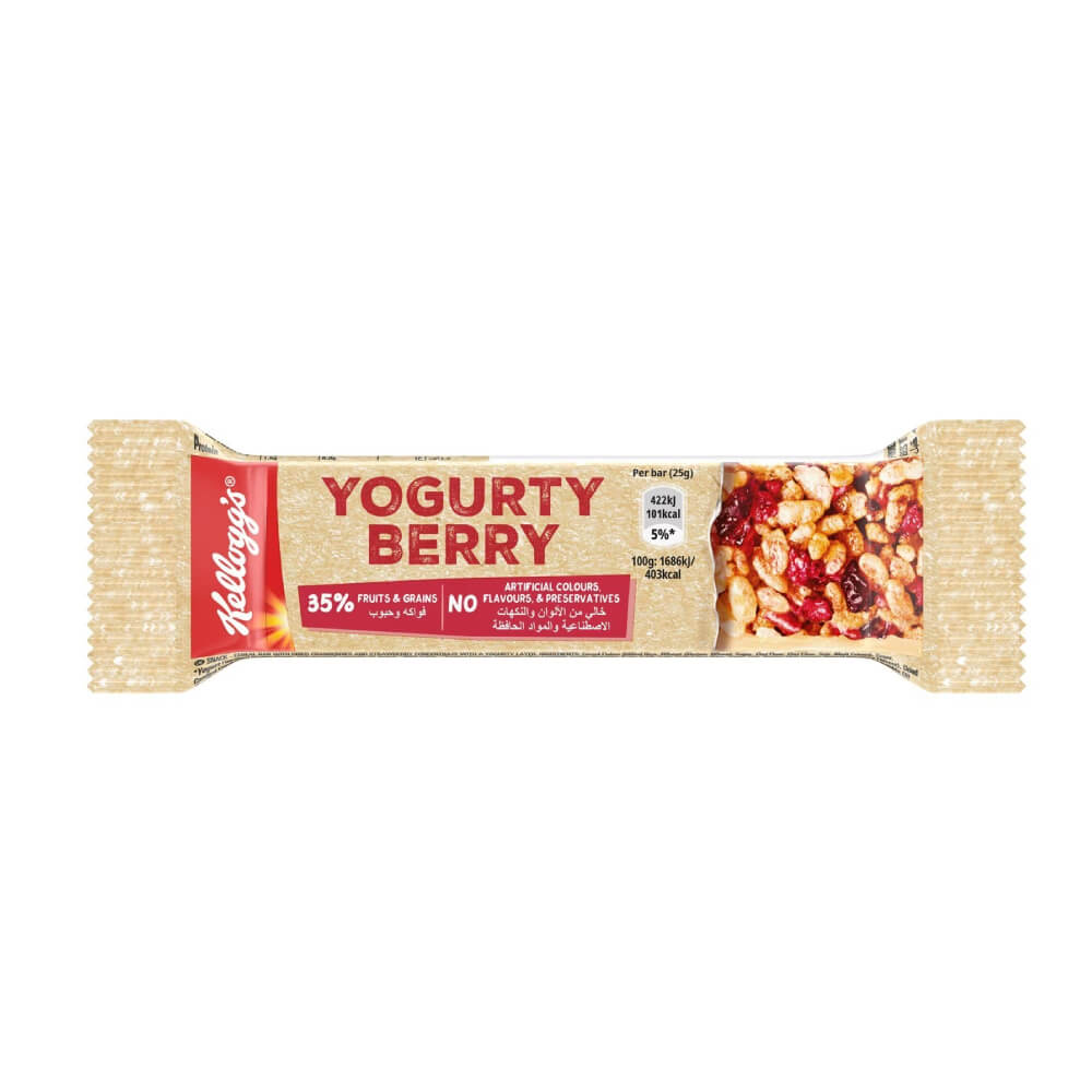Kellogg's Yogurt Berry Cereal Bar 25gm